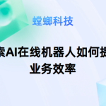 探索AI在线机器人如何提升业务效率-AI在线机器人客服系统