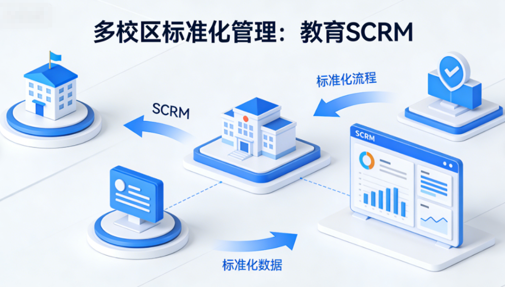 多校区标准化管理：教育SCRM如何让30家分校的私域运营“像一个模子刻出来的”